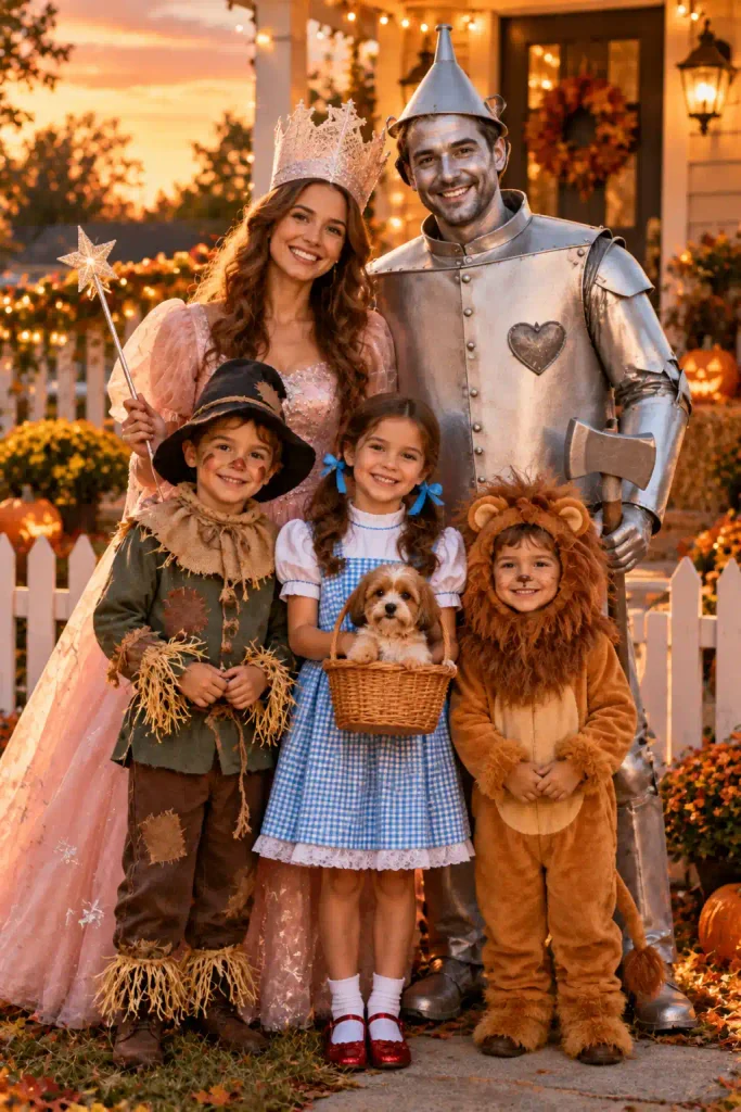 Wizard of Oz Costume Idea for a Family of Six