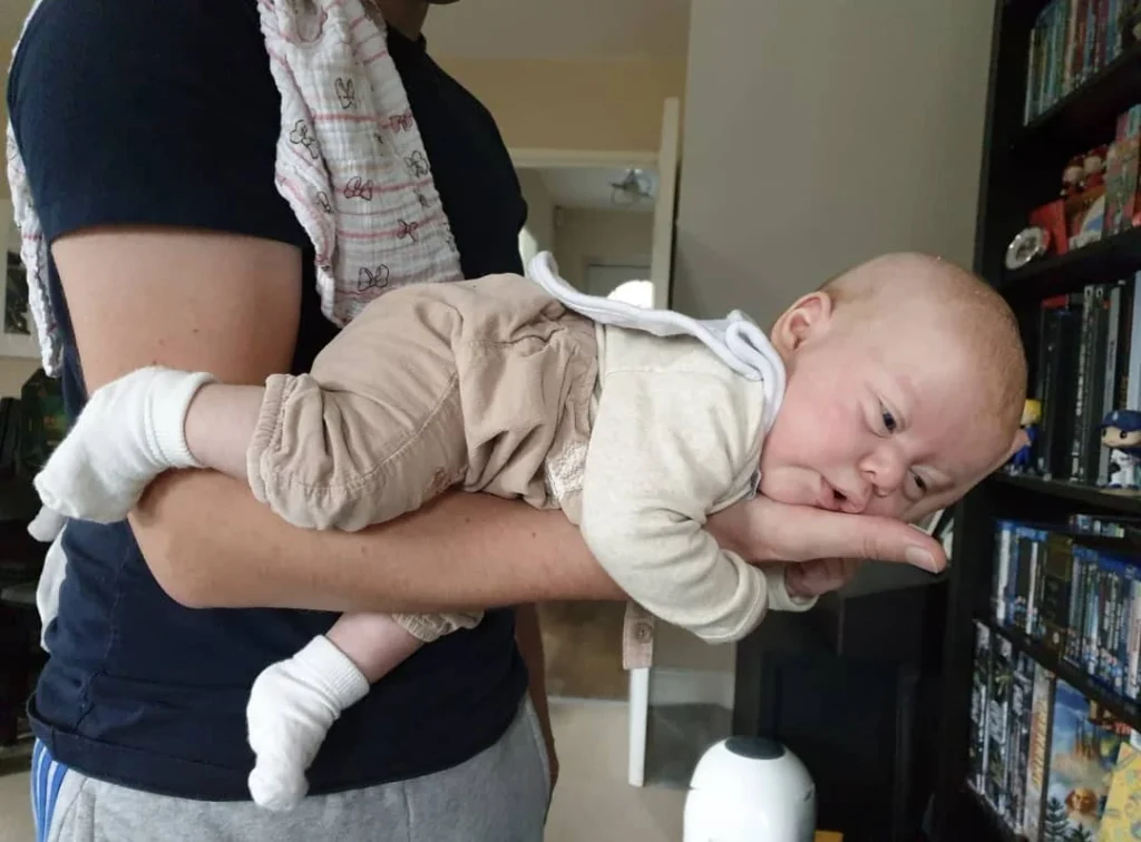 The Tummy Down Hold That Calms a Fussy, Gassy Evening