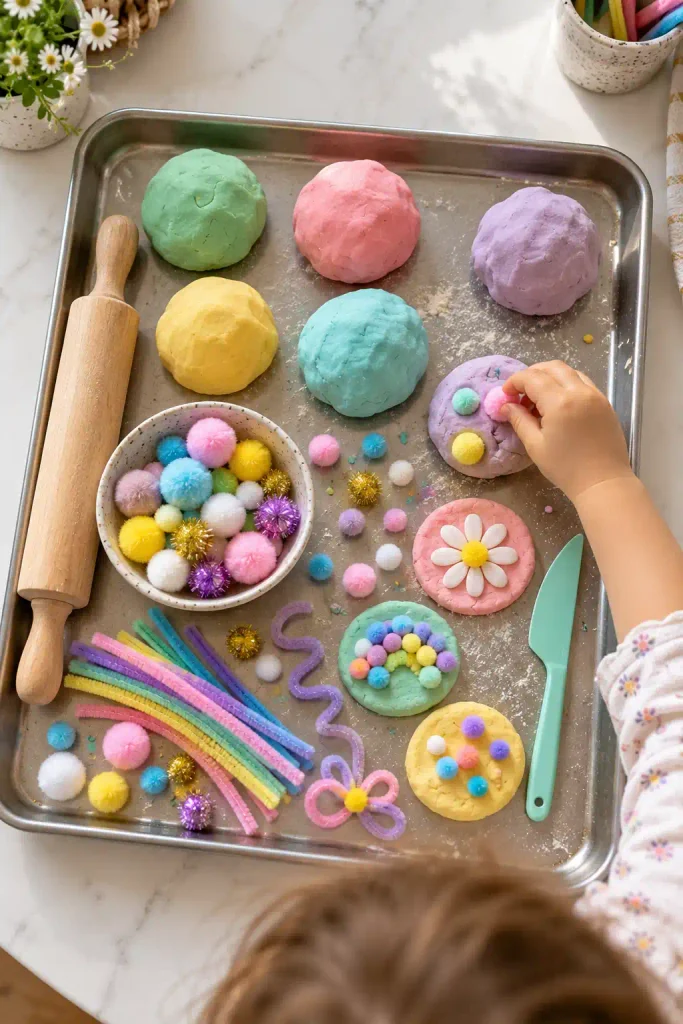 Playdough Loose Parts Tray