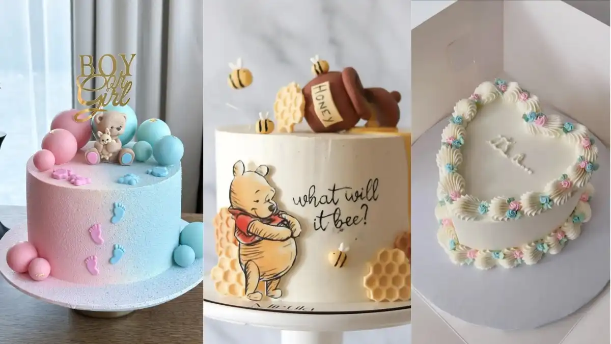 Gender Reveal Cakes That Keep the Secret Until the First Slice