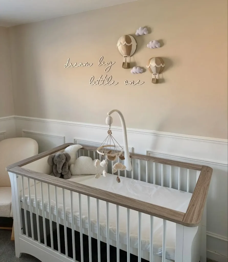 Warm Neutral Walls With A Little Sky On Top
