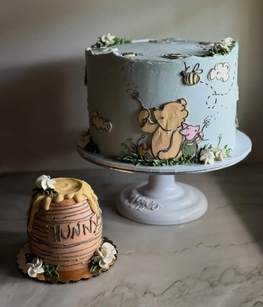 The Mini Honey Pot Smash Cake That Matches the Big One
