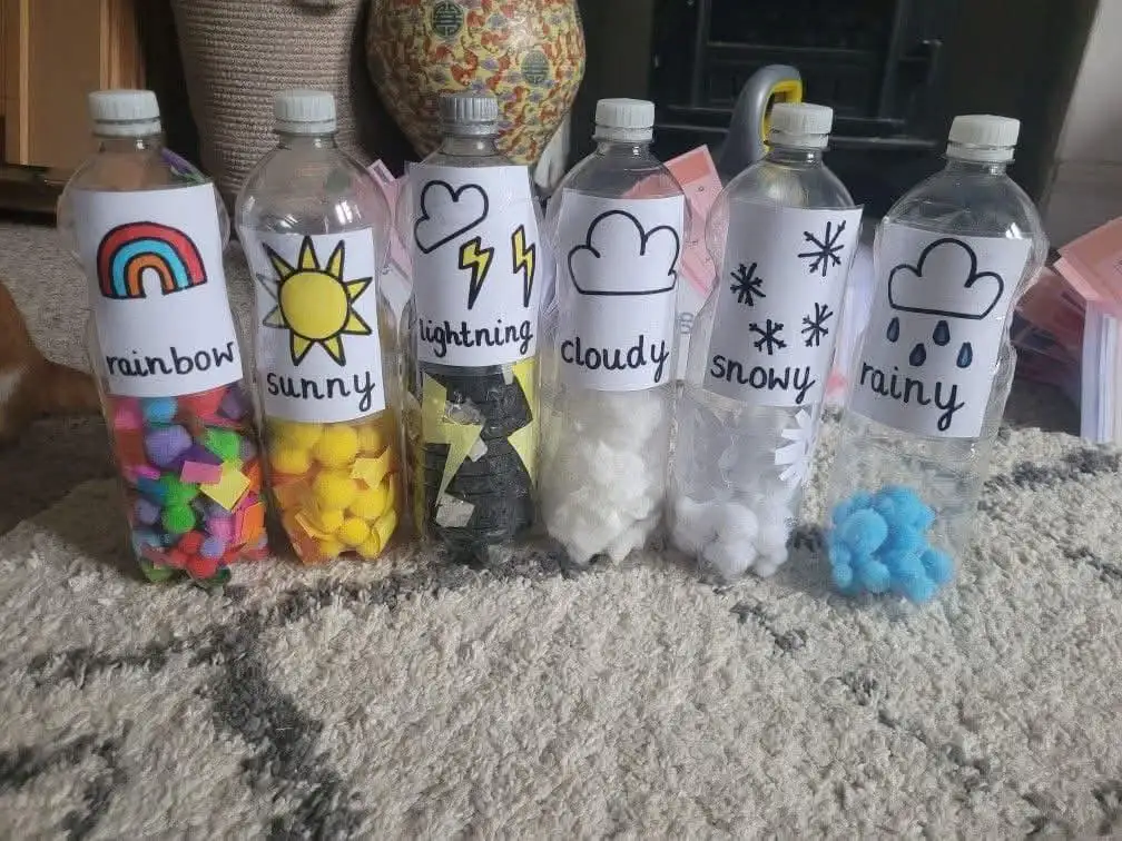 Weather Sensory Bottles