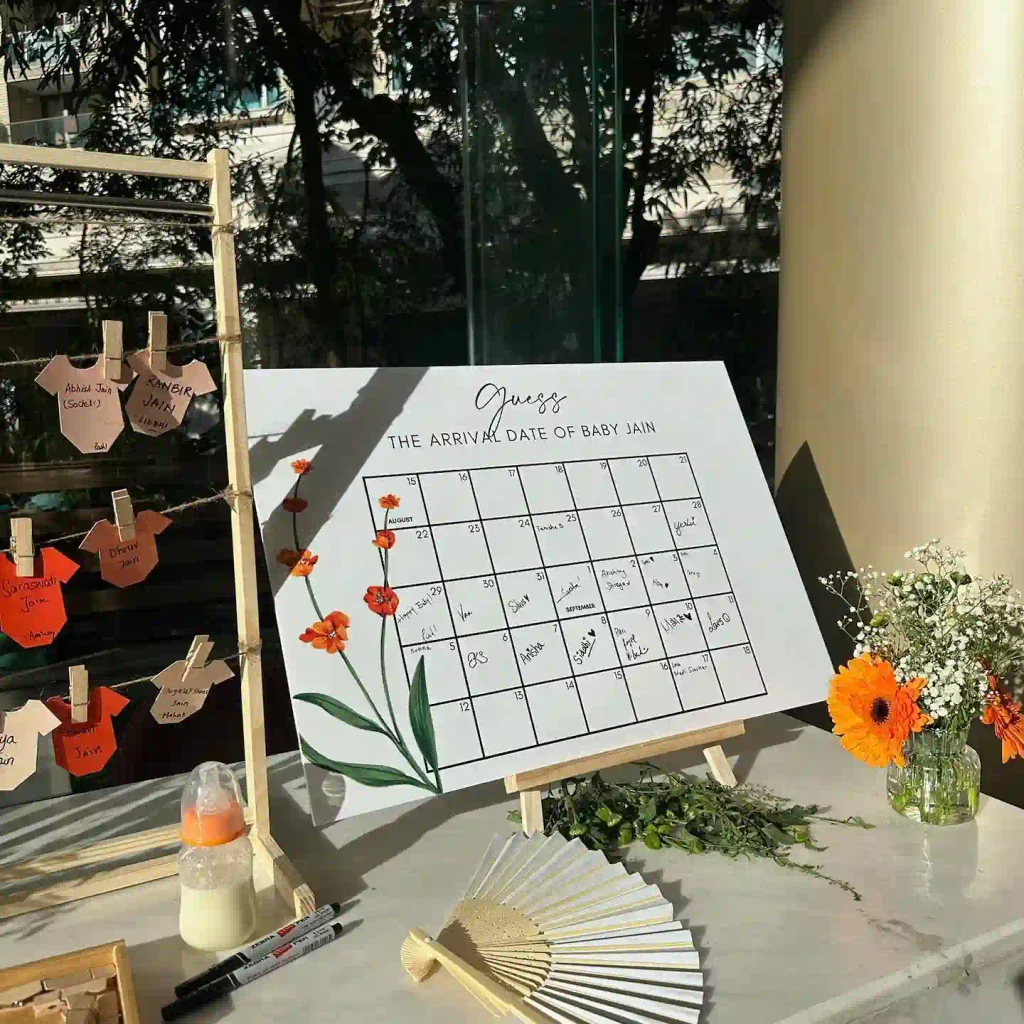 Guess the Arrival Date on a Giant Calendar