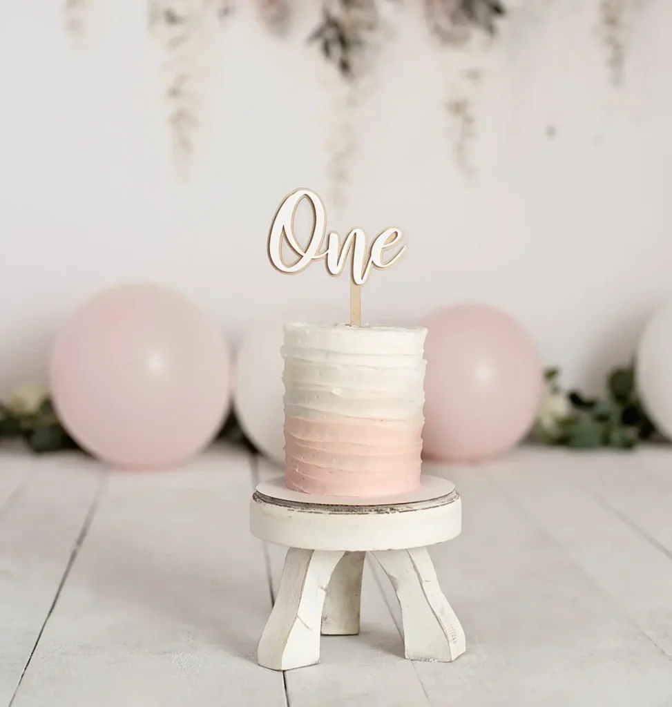 A Mini Cake Is One of the Easiest Smash Cake Ideas